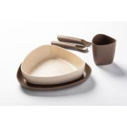 Set de masa Prima Pappa, eKoala, BIOplastic, Brown KRTEK122