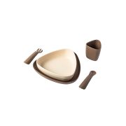 Set de masa Prima Pappa, eKoala, BIOplastic, Brown KRTEK122