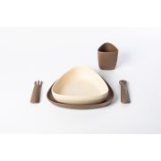 Set de masa Prima Pappa, eKoala, BIOplastic, Brown KRTEK122
