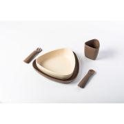 Set de masa Prima Pappa, eKoala, BIOplastic, Brown KRTEK122
