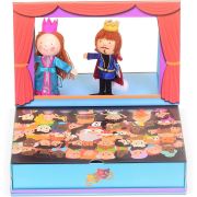 Teatru pop-up cu 2 marionete de deget incluse, 25x21 cm Fiesta Crafts FCT-3039 BBJFCT-3039_Initiala