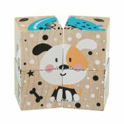 Jucarie din lemn, Cubika, Puzzle din lemn &quot;Jungla&quot; KRT15429