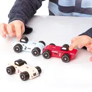 Jucarie din lemn, Cubika, Racing Cars KRT15474