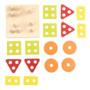 Jucarie din lemn, Cubika, Sortator Forme Geometrice 03 KRT15344