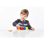 Jucarie din lemn, Cubika, Sortator forme geometrice 02 KRT15337