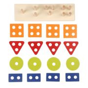 Jucarie din lemn, Cubika, Sortator forme geometrice 02 KRT15337