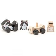 Jucarie din lemn Cubika, Kitties Family KRT15450