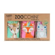 Set 3 Chilotei Antrenament, Zoocchini, Fetita, 3-4 ani, 100% Bumbac Organic, Princess KRTZOO473