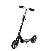 Trotineta freestyle, QKIDS, WEISS Black, Ghidon reglabil pe 3 trepte, Amortizor Easy&amp;Up, Platforma anti-derapanta, Pliabila, Aluminiu KRTHUBA00009