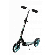 Trotineta freestyle, QKIDS, WEISS Green, Ghidon reglabil pe 3 trepte, Amortizor Easy&amp;Up, Platforma anti-derapanta, Pliabila, Aluminiu KRTKIDS00034