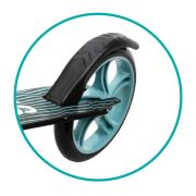 Trotineta freestyle, QKIDS, WEISS Green, Ghidon reglabil pe 3 trepte, Amortizor Easy&amp;Up, Platforma anti-derapanta, Pliabila, Aluminiu KRTKIDS00034