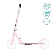 Trotineta freestyle, QKIDS, WEISS Light Pink, Ghidon reglabil pe 3 trepte, Amortizor Easy&amp;Up, Platforma anti-derapanta, Pliabila, Aluminiu KRTKIDS00033