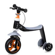 Trotineta transformabila 2 in 1 MoMi ELIOS Black KRTROBI00033