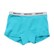 Boxeri din bumbac organic, pentru fete, Zoocchini Flower Power, 5-6 ani - set 3 buc KRTZOO32354