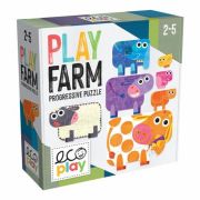 Headu Ecoplay - Puzzle-Uri Progresive Animale Mari Si Mici ARTHE28658