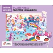 Puzzle magic - secretele unicornilor (100 piese)