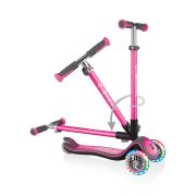 Trotineta pliabila globber elite deluxe lights roz funk444-410