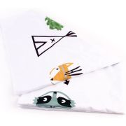 Suport textil tip Milestone subtire pentru fotografii memorabile Bursuci DLLdrl271