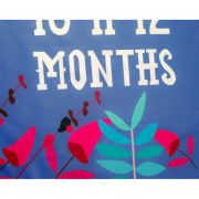 Suport Textil Milestone subtire pentru fotografii memorabile Fluture mov DLLdrl12sb