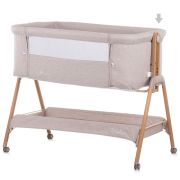 Patut co-sleeper chipolino sweet dreams mocca wood hubkossd0212mo