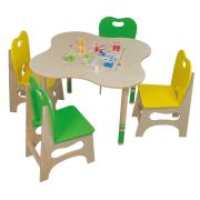 Set play corner cu masuta scaunele si jocuri- beleduc - okebel27010