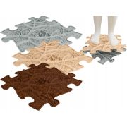 Covoras ortopedic senzorial puzzle set roots - okemfk-037