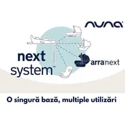Nuna - set scoica auto i-size arra next hazelwood + baza isofix base next i-size pentru arra next bbbcs11300hazglset