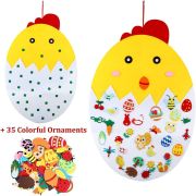 Puisor din fetru cu 35 decoratiuni, 91x61 cm Bambinice BN050 BBJBN050_Initiala