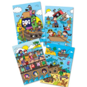 Water magic: carte de colorat pirati