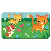 Puzzle Animale Si Puiutii Lor, 9X2 Piese ARTRVSPC03123