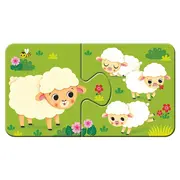 Puzzle Animale Si Puiutii Lor, 9X2 Piese ARTRVSPC03123