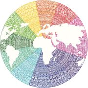 Puzzle Cerc Mandala, 500 Piese ARTRVSPA17168
