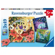 Puzzle Personaje Magice, 3X49 Piese ARTRVSPC05181