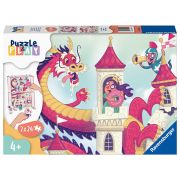 Puzzle Si Joc Dragon, 2X24 Piese ARTRVSPC05595