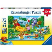 Puzzle Ursi In Camping, 2X24 Piese ARTRVSPC05247