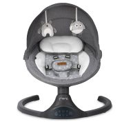 Balansoar electric MoMi Lami, Dark Grey KRTBULE00022
