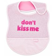 Baveta BabyJem din bumbac Dont Kiss Me (Culoare: Galben) JEMbj_0322