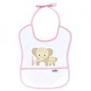 Baveta impermebila pentru copii BabyJem Small (Culoare: Roz) JEMbj_0302