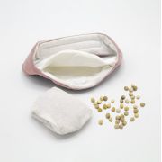 Centura anticolici cu samburi de cirese Sleepy Cloud (Culoare: Gri) JEMbj_4290