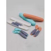 Cutie pentru depozitare tacamuri BabyJem (Culoare: Bleu) JEMbj_7043