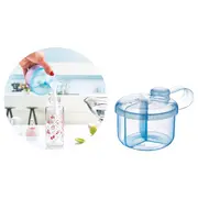 Recipient BabyJem pentru lapte praf cu 3 compartimente Practic (Culoare: Bleu) JEMbj_4963