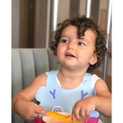 Baveta din silicon Soft Baby Bib (Culoare: Bleu) JEMbj_6263