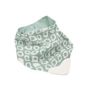 Baveta tip bandana cu jucarie dentitie (Culoare: Verde) JEMbj_6861