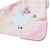 Baveta triunghi cu accesoriu dentitie BabyJem Cowboy Bib (Culoare: Bleu) JEMbj_3742