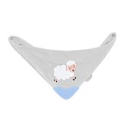 Baveta triunghi cu accesoriu dentitie BabyJem Cowboy Bib (Culoare: Bleu) JEMbj_3742