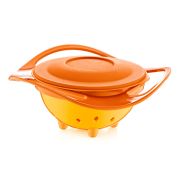 Bol multifunctional cu capac si rotire 360 grade Amazing Bowl (Culoare: Portocaliu) JEMbj_3501