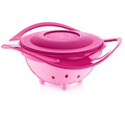 Bol multifunctional cu capac si rotire 360 grade Amazing Bowl (Culoare: Portocaliu) JEMbj_3501