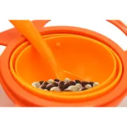 Bol multifunctional cu capac si rotire 360 grade Amazing Bowl (Culoare: Roz) JEMbj_3502