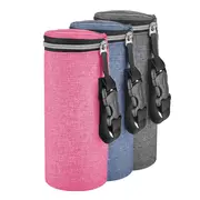 Husa termoizolanta pentru biberon BabyJem (Culoare: Gri) JEMbj_6221