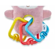 Jucarie din plus pentru bebelusi cu inele dentitie BabyJem Funny Monkey (Culoare: Roz) JEMbj_6932